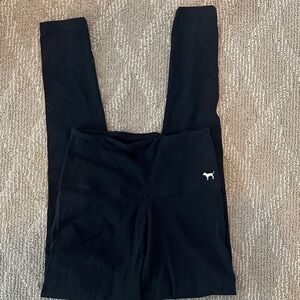 PINK Victoria's Secret Black Cotton Leggings